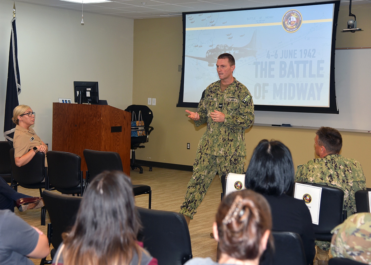 Naval Medical Research Unit San Antonio commemorates Battle of Midway