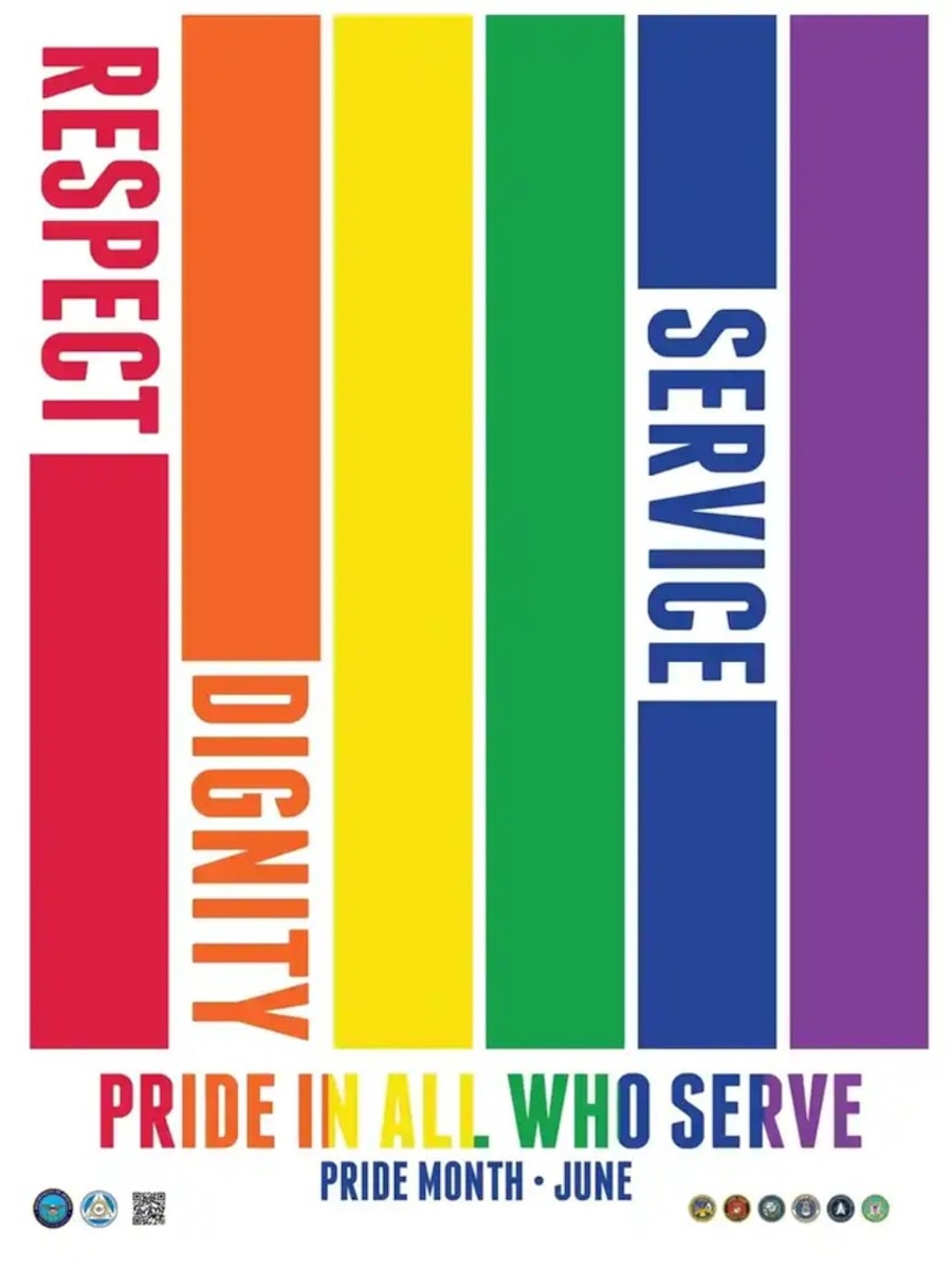 DoD Pride Month poster