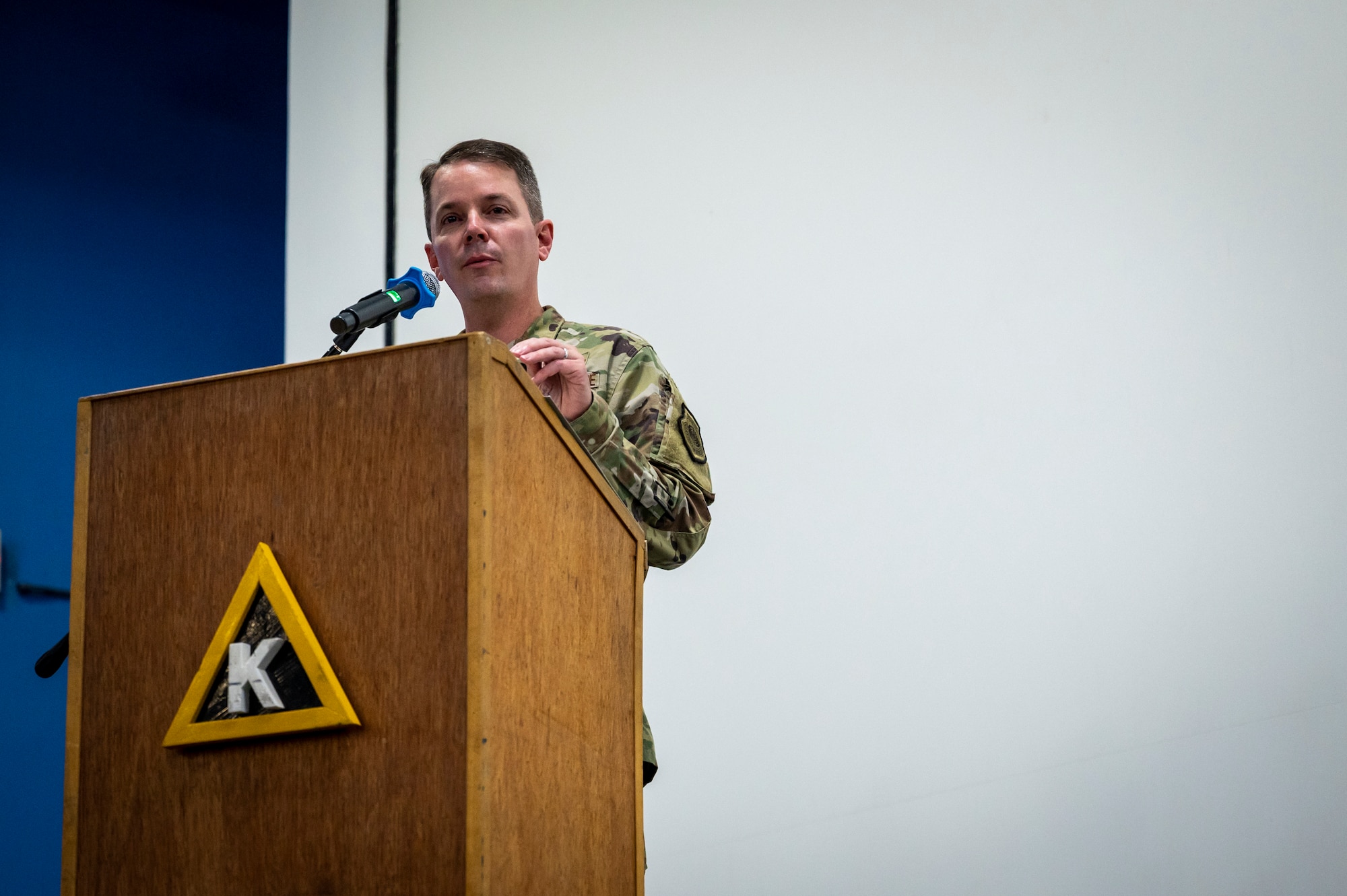 Photo of person giving a speech