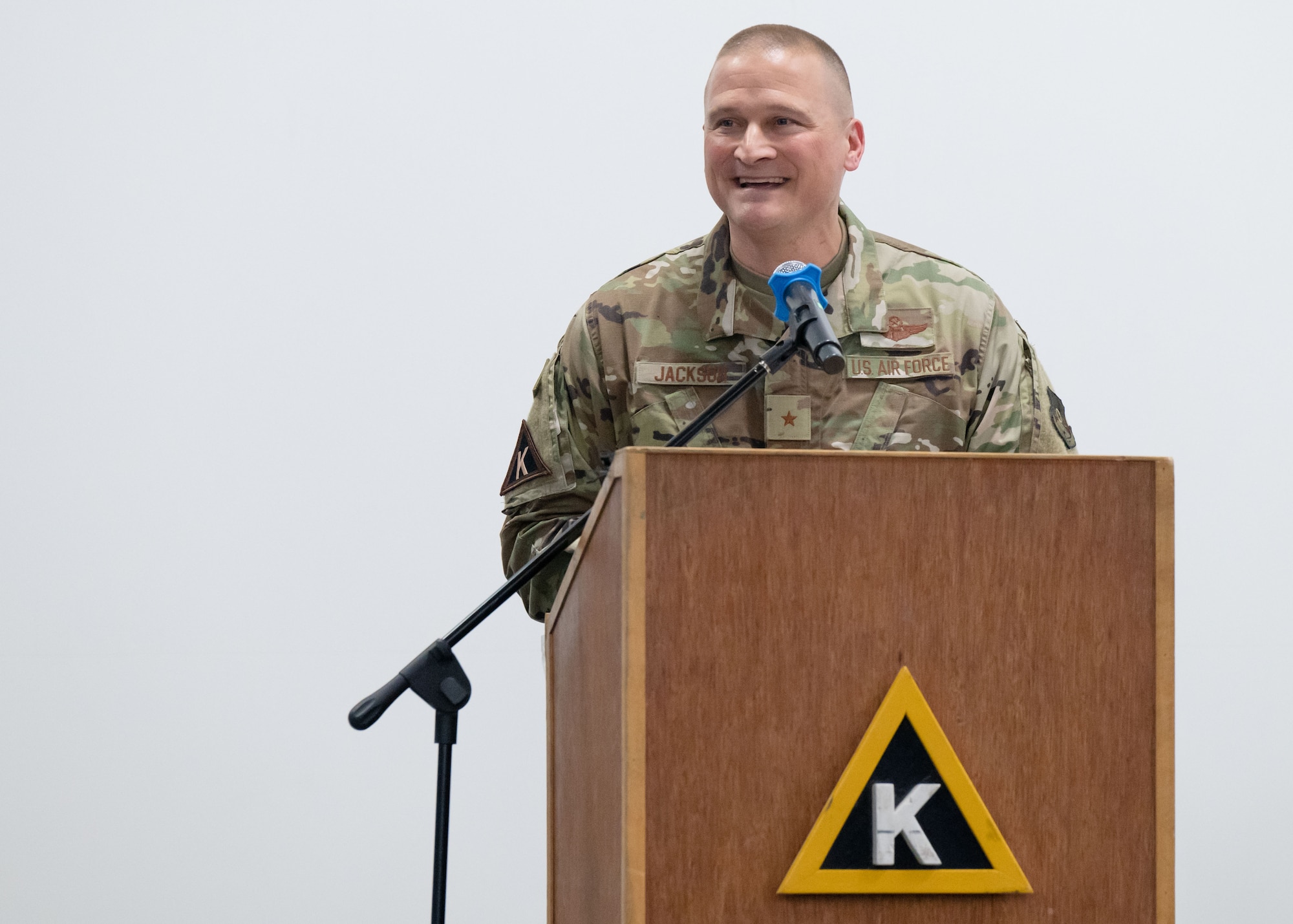 Photo of person giving a speech