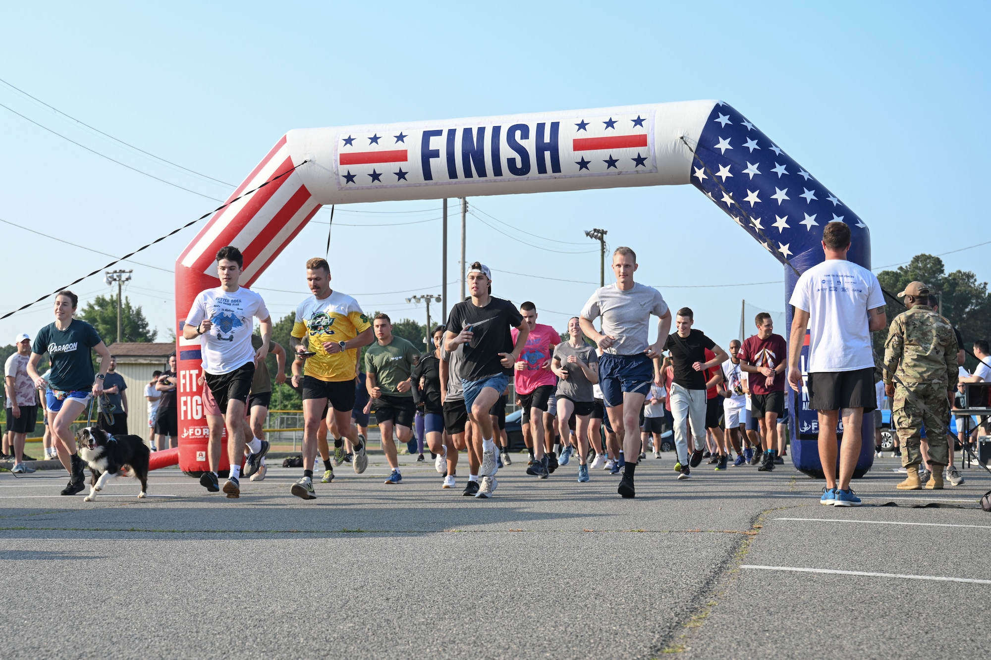 Airmen run