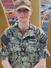 Cryptologic Technician Interpretive 1st Class Allison Schissler, an instructor assigned to Information Warfare Training Command (IWTC) Monterey Detachment Goodfellow, was awarded the Doolittle Scholarship by U.S. Air Force’s 17th Training Group, in partnership with Angelo State University, allowing her the opportunity to pursue college full-time while completing her current tour at Goodfellow Air Force Base.