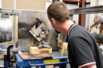 IMAGE: Department of Defense Human Factors Engineering Technical Advisory Group toured Naval Surface Warfare Center Dahlgren Division’s High Energy Laser Weapon Systems Lethality Lab.