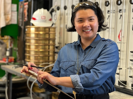 Tina Le, U.S. Army Corps of Engineers, Galveston District civil engineer, discovered the Department of the Army Fellows program as a junior in college. After graduating Lamar University in 2021 with a bachelor of science degree in civil engineering, she began a two year Fellowship in Port Arthur, Texas.