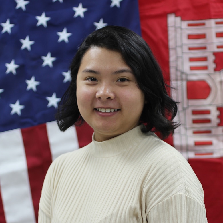 Tina Le, U.S. Army Corps of Engineers, Galveston District civil engineer poses for an official photo. Courtesy photo by Jesus Galindo.