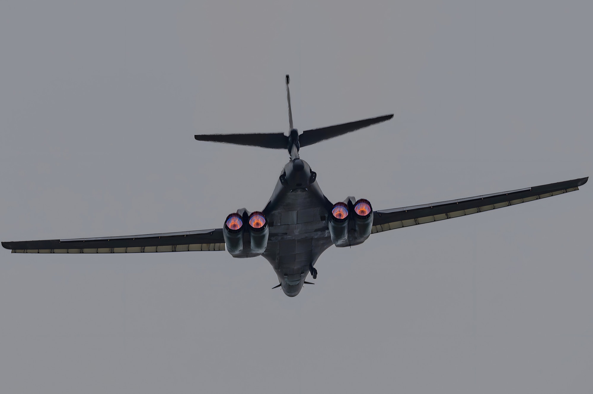 A B-1B Lancer takes off at RAF Fairford, United Kingdom, Jun. 1, 2023.