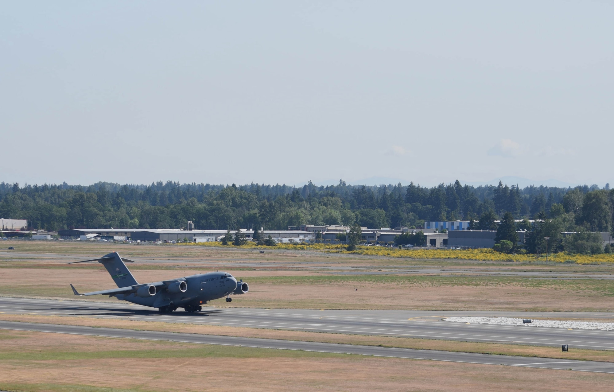 The 62nd Airlift Wing is the active duty wing on McChord Field. The 62nd Airlift Wing is joined by its Reserve partner the 446th Airlift Wing. Together, the two wings fly 40 C-17 Globemaster IIIs to provide combat airlift for America. Joint Base Lewis-McChord also hosts the Western Air Defense Sector, an Air National Guard unit; the 22nd Special Tactics Squadron; the 361st Recruiting Squadron and a number of other units across the installation. (U.S. Air Force Photo by Airman 1st Class Kylee