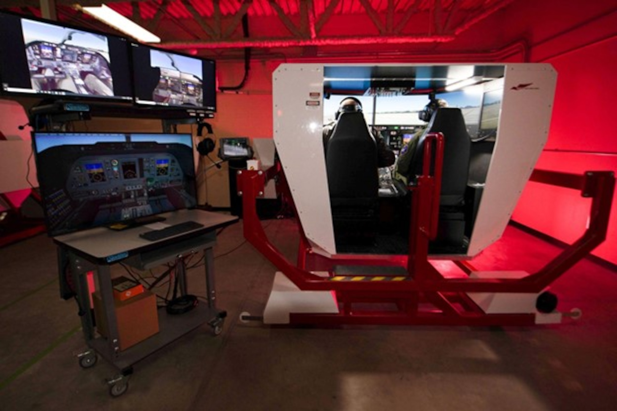 image of a simulator located at Vance AFB