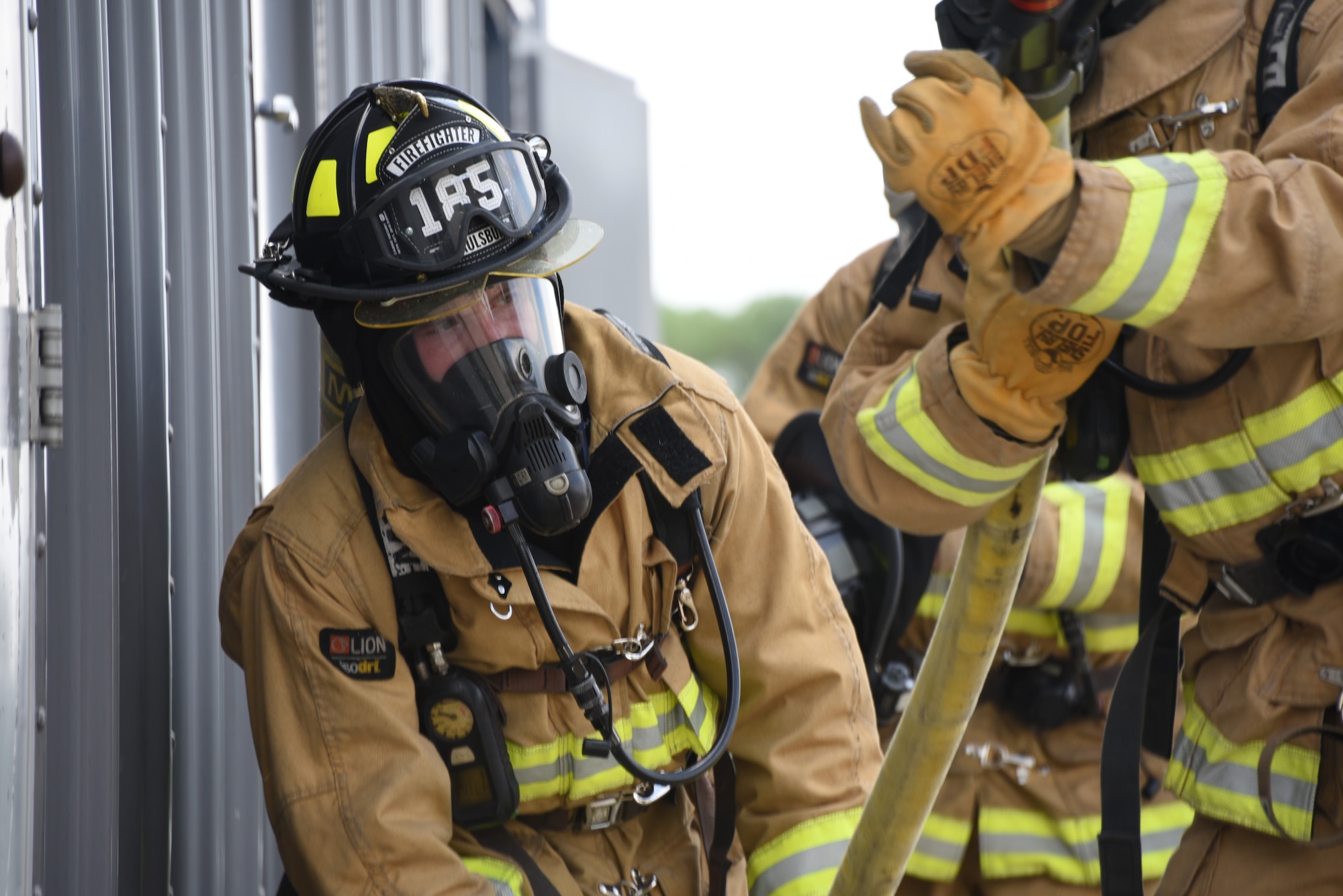 Iowa Air National Guard fire fighters