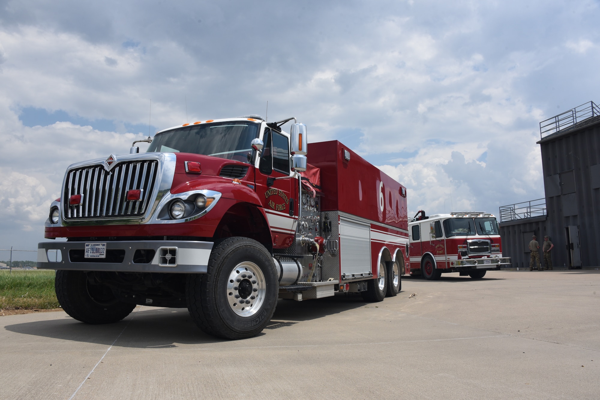 Iowa Air National Guard fire fighters