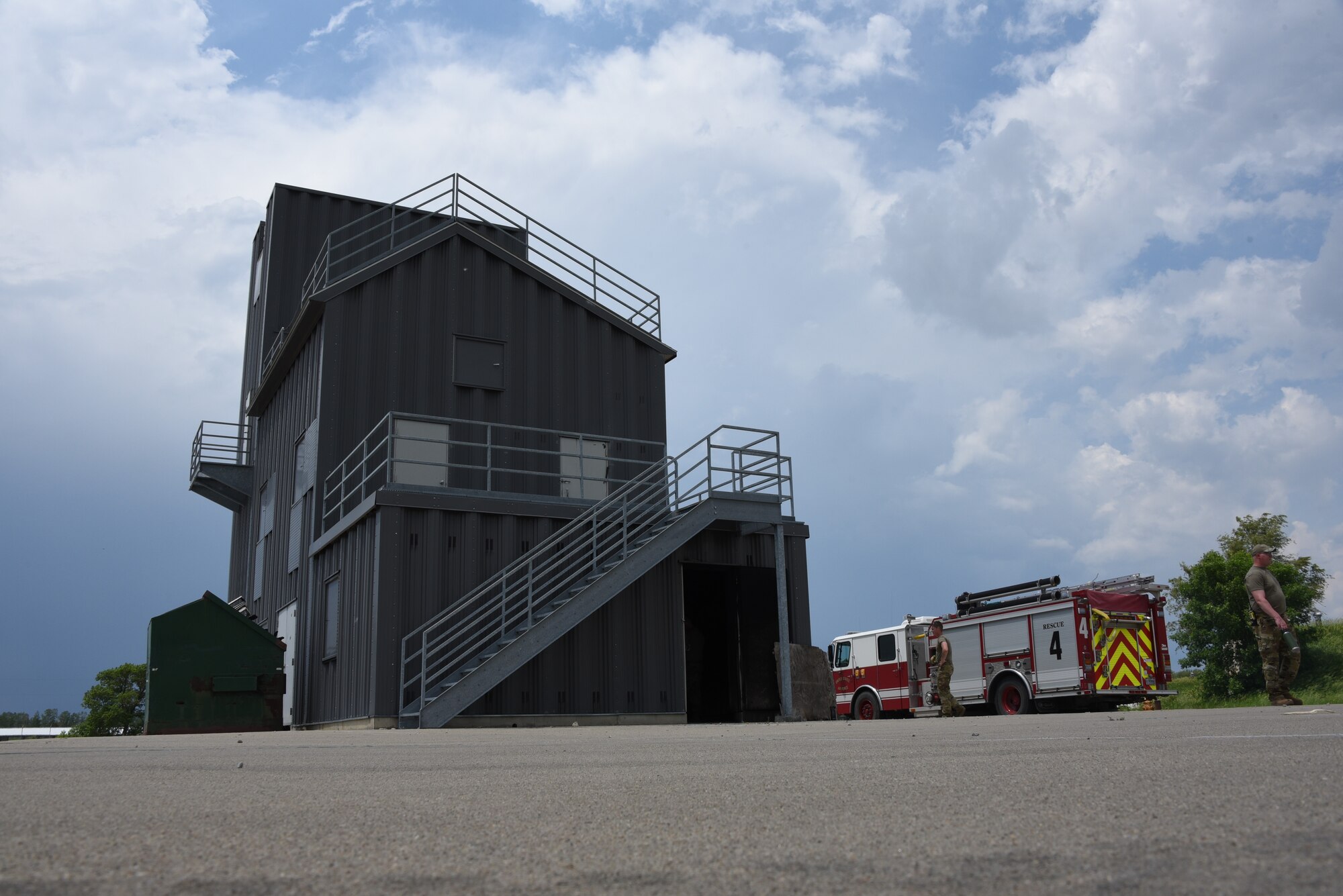 Iowa Air National Guard fire fighters