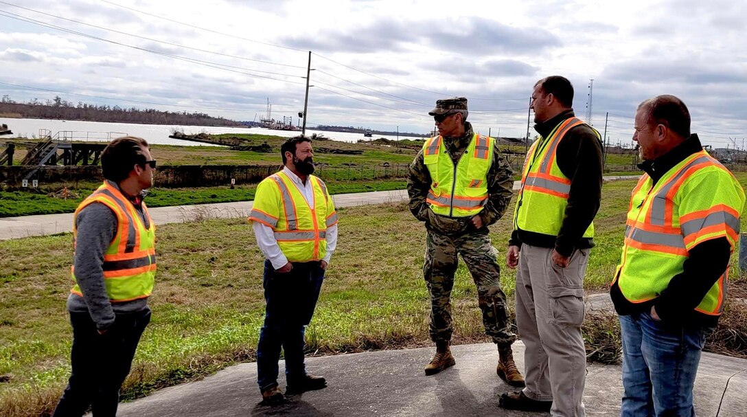 In line with USACE’s top priority, public safety, the Memphis District is part of a huge undertaking to design, procure, and construct hurricane and storm risk reduction features and ensure the Mississippi River remains viable from New Orleans to Venice, Louisiana. 

The purpose of the New Orleans to Venice (NOV) project is much bigger than what Memphis is doing for this project. Overall, the NOV project will achieve storm risk reduction for Plaquemines Parish by repairing and restoring the original federal project levees, replacing, or modifying certain Non-Federal Levees (NFL), accelerating the completion of unconstructed portions of the authorized project and armoring critical elements of the authorized project along the Mississippi River, from Oakville to Venice on the West Bank, and Phoenix to Bohemia on the East Bank. While not inside Memphis District footprint, the project is a key component in showcasing the capability of the Memphis District.