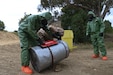 Soldiers with the CBRN and EOD team, 61st Engineer Regiment, Tunisian Armed Forces apply a patch kit to a leaking barel during a HAZMAT traininng exercise May 24, 2023 at the unit's training site in Bizert, Tunisia. TAF partnered with U.S. Army Reserve Soldiers from the 773rd Civil Support Team, 7th Mission Support Command during African Lion 2023, a large scale, multi-national exercise, aimed at building interoperatbility bettween partner nations. The 773rd is a highly specialized, HAZMAT reaction team, the only one of it's kind in the U.S. Army Europe - Africa theater. Exercises such as African Lion 23 provide opportunities for this specialized unit to train and educate Tunisian partners, improving their security and enabling them to better protect their borders, complementing the Tunisian Armed Forces'  increased security measures. 

The U.S. conducts unilateral military operations, therefore we must train as members of a combined team with our partners. By training together, the U.S. military, our partners and allies get the repetitions we need to fight and win together on the modern day battlefield.  18 nations and approximately 8,000 personnel will participate in African Lion 2023, U.S. Africa Command's largest annual combined, joint exercise that will take place in multiple countries to include Tunisia from May 13 - June 18, 2023.