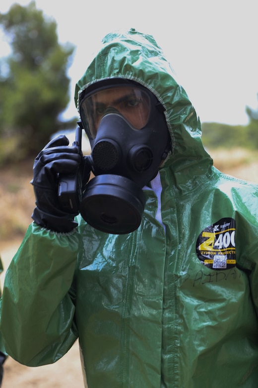 New US Military Green Chemical Protective Suit –