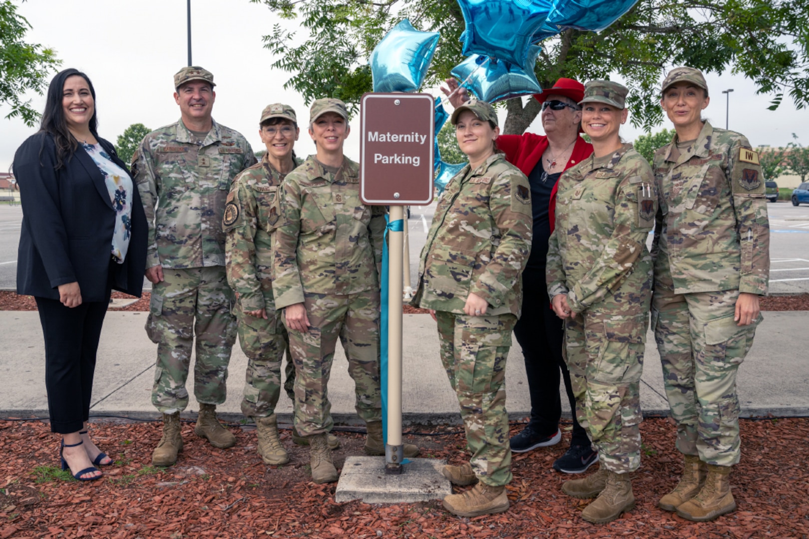 Women’s Initiative Team unveils maternity parking across JBSA