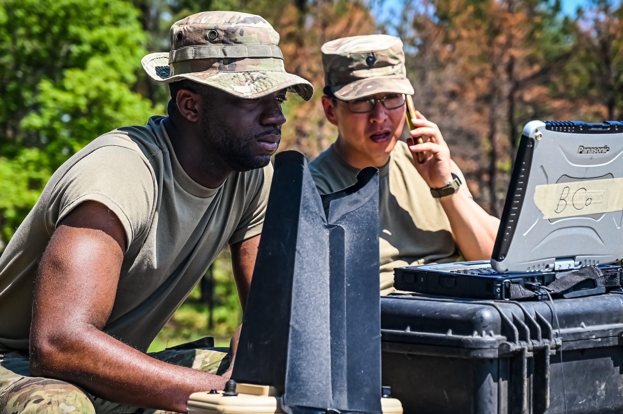 The small hand-launched remote-controlled unmanned aerial vehicle provides day or night aerial intelligence, surveillance, target acquisition, and reconnaissance. With a flight radius of 10km and the ability to reach speeds of 50-100 km/h, the Raven provides superior aerial reconnaissance capabilities compared to most drones.