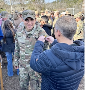 Spc. Luca Norian, an infantryman with the Massachusetts Army National Guard, enlisted in 2020 and attended Basic Combat Training at Fort Moore, Georgia, the summer before his senior year of high school. After graduation, he attended the Ranger Team Leader Initiative course, the Ranger Training Assessment Course, Ranger School, Airborne School and Pathfinder School.