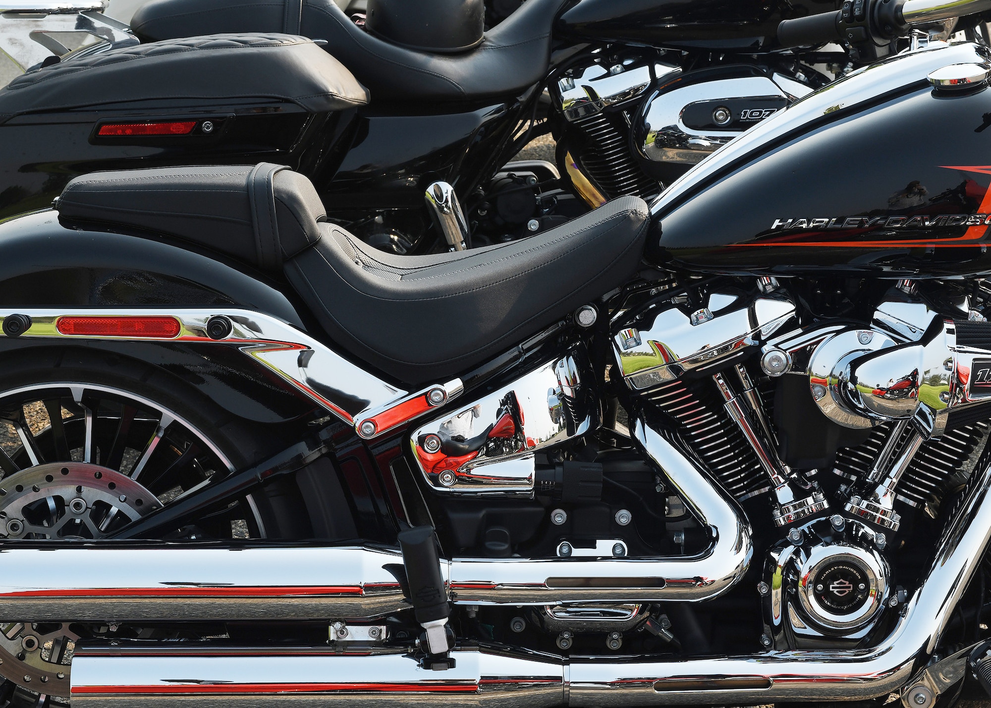 Airmen participate in a motorcycle mentorship ride
