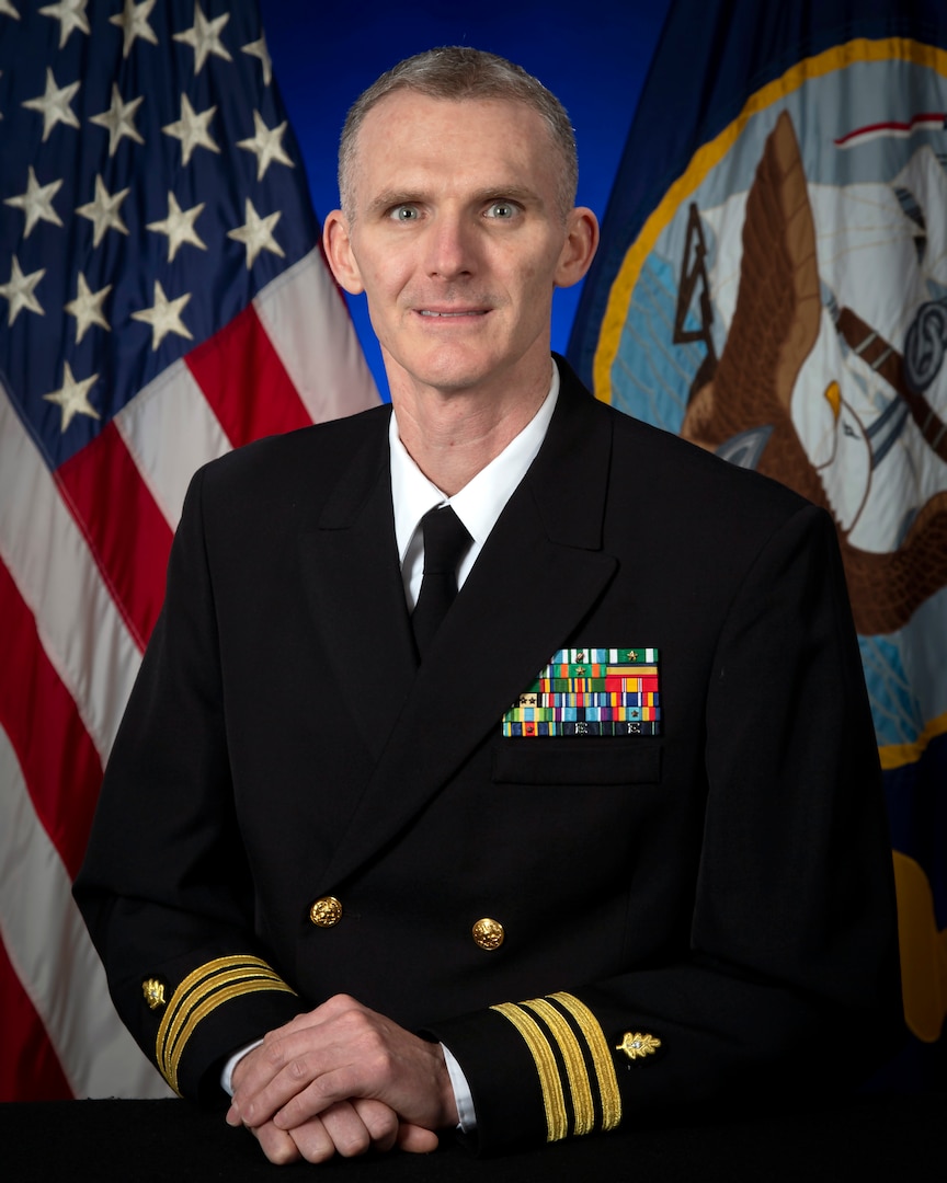 Portrait of U.S. Navy Cmdr. (Dr.) Wesley Campbell