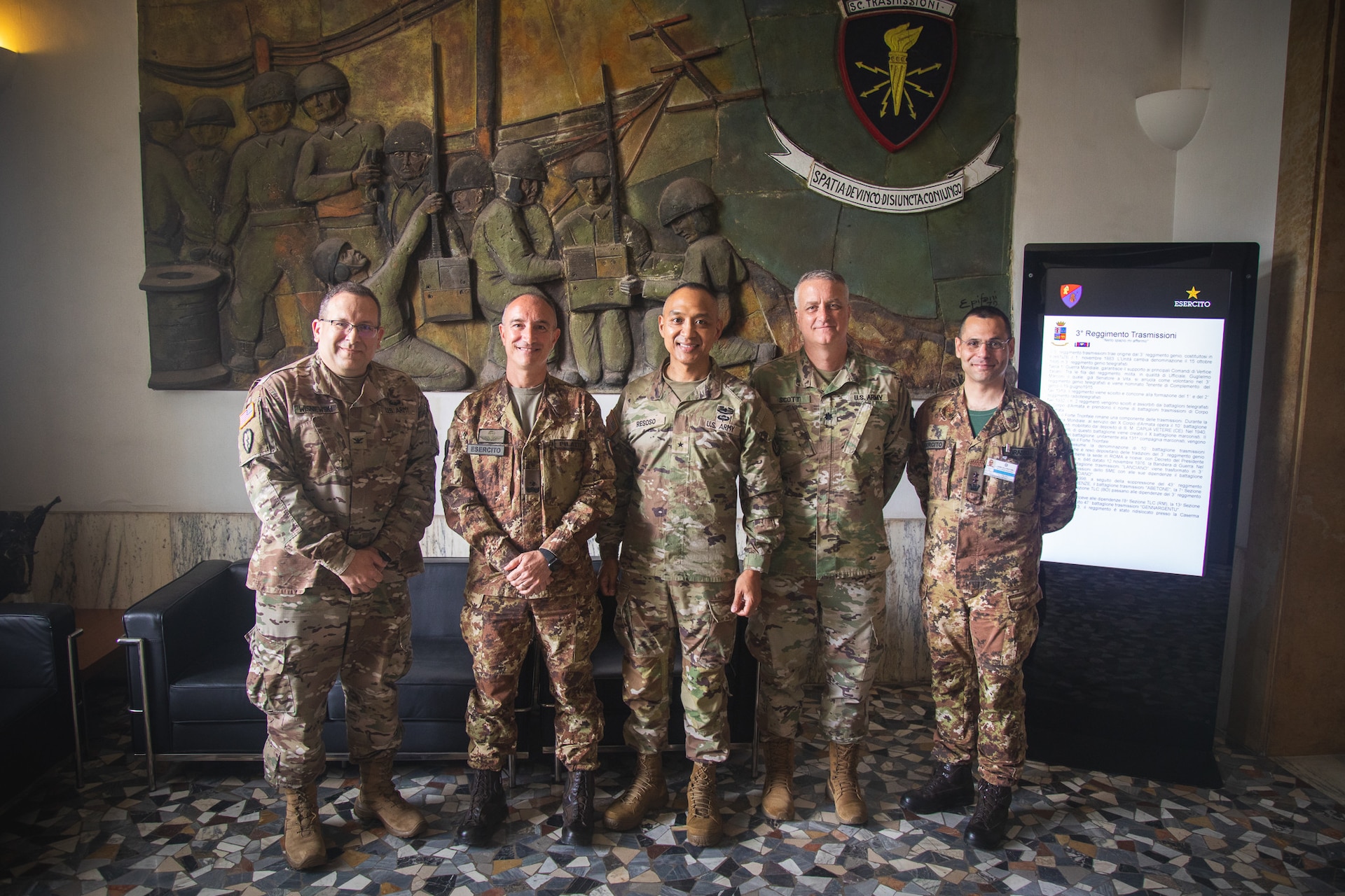 Army Reserve Cyber Protection Brigade's Subject Matter Expert Tech Exchange in Rome, Italy culminates with a visit from Brig. Gen. Royce Resoso