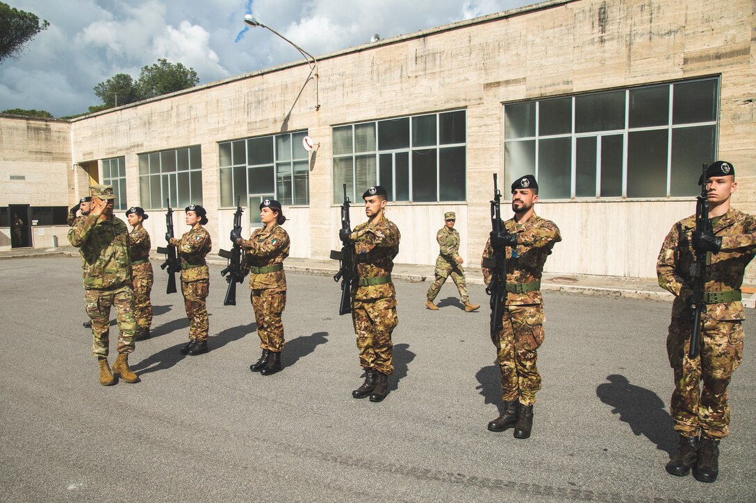 Army Reserve Cyber Protection Brigade's Subject Matter Expert Tech Exchange in Rome, Italy culminates with a visit from Brig. Gen. Royce Resoso