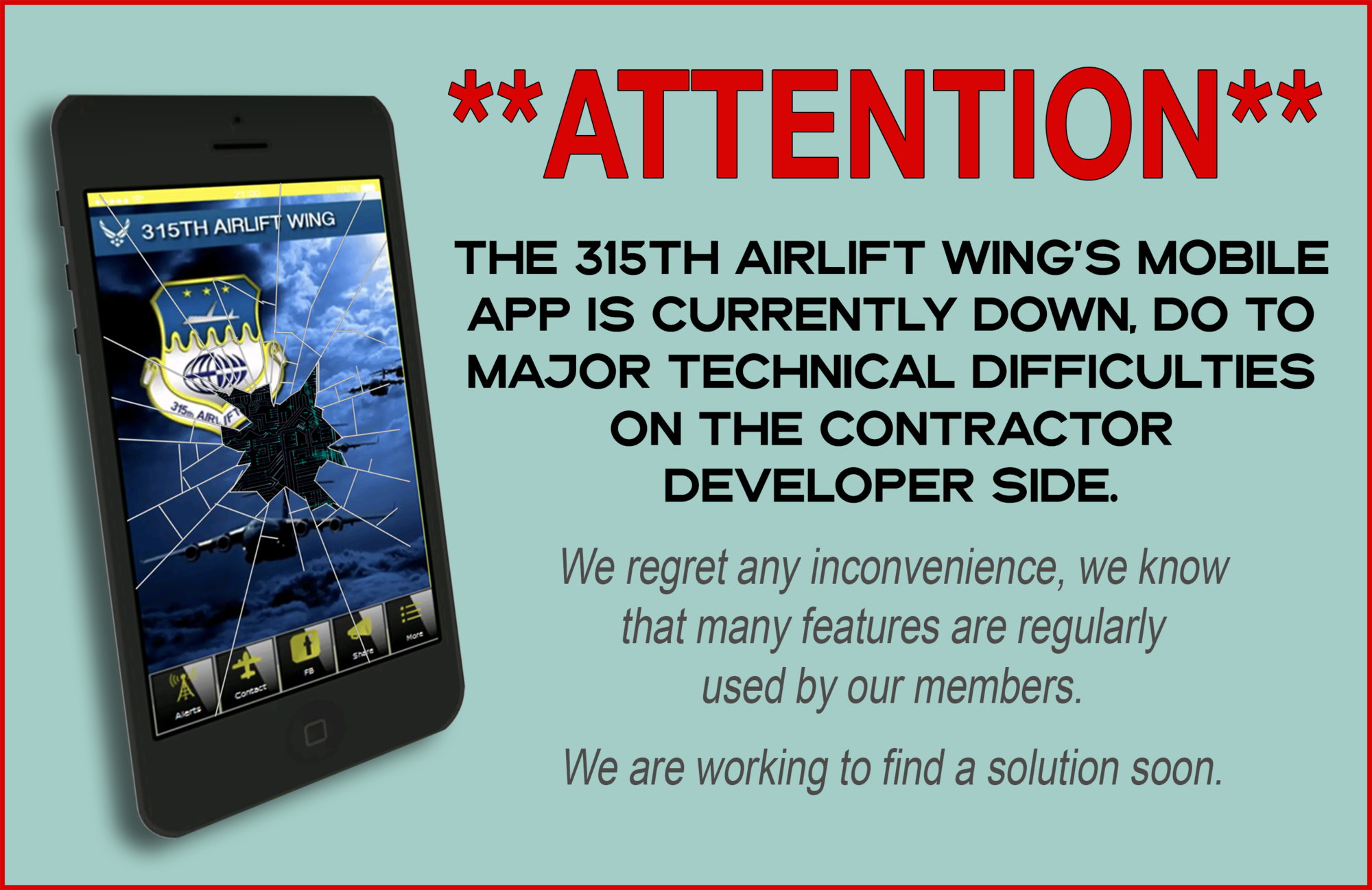 Wing app down
