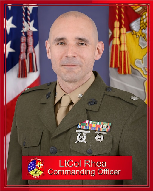 Lieutenant Colonel Robert M. Rhea > 3rd Marine Aircraft Wing > Biography