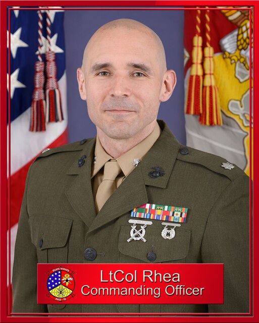 Lieutenant Colonel Robert M. Rhea > 3rd Marine Aircraft Wing > Biography