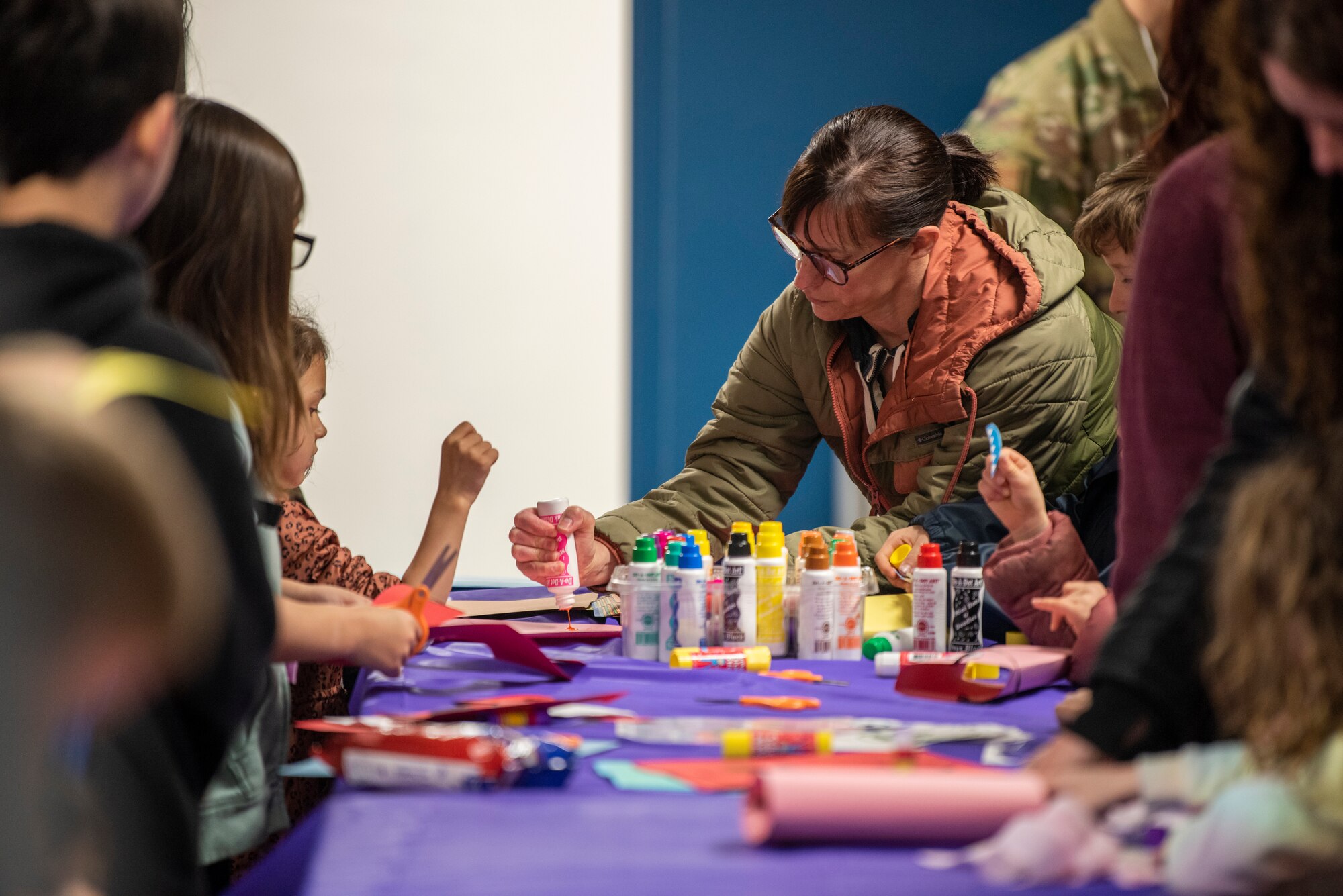 The Military and Family Readiness Center hosted the Kids Understanding Deployment Operations event at Joint Base Elmendorf-Richardson, Alaska, June 3rd, 2023. This event was a mock deployment process aimed to give children and family members a glance and hands-on experience of the different phases of deployment.