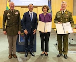 The Pennsylvania National Guard celebrated its 30-year military-to-military partnership with the Lithuanian Armed Forces as part of the Department of Defense National Guard Bureau State Partnership Program during a ceremony June 6, 2023, at the Commonwealth Keystone Building in Harrisburg, Pa.