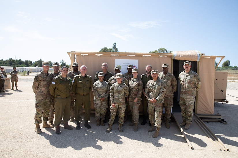 U.S. Army Reserve Soldiers from 673d Quartermaster Company and 1st Theater Sustainment Command - Operational Command Post