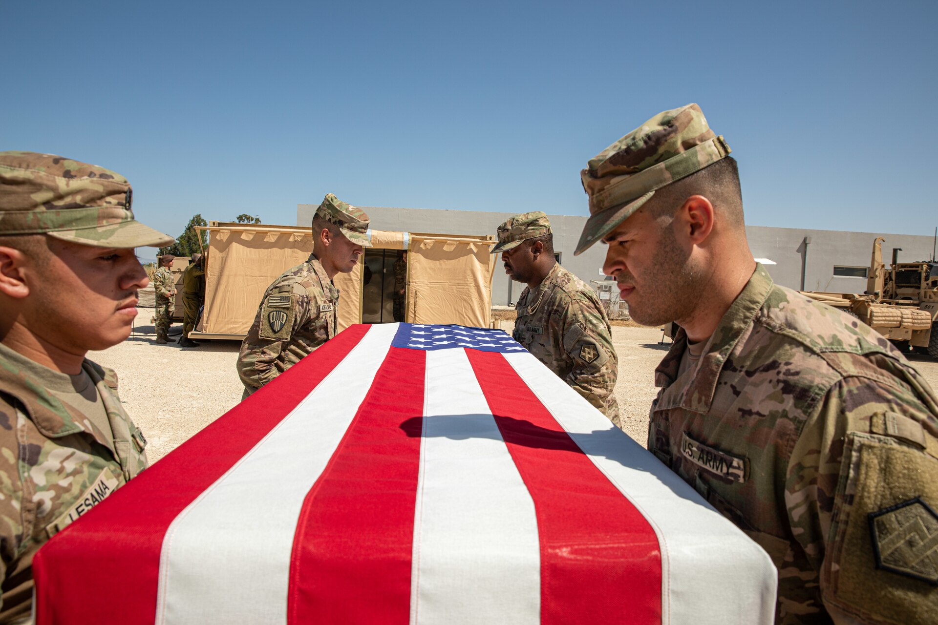 673d Quartermaster Company mortuary affairs team
