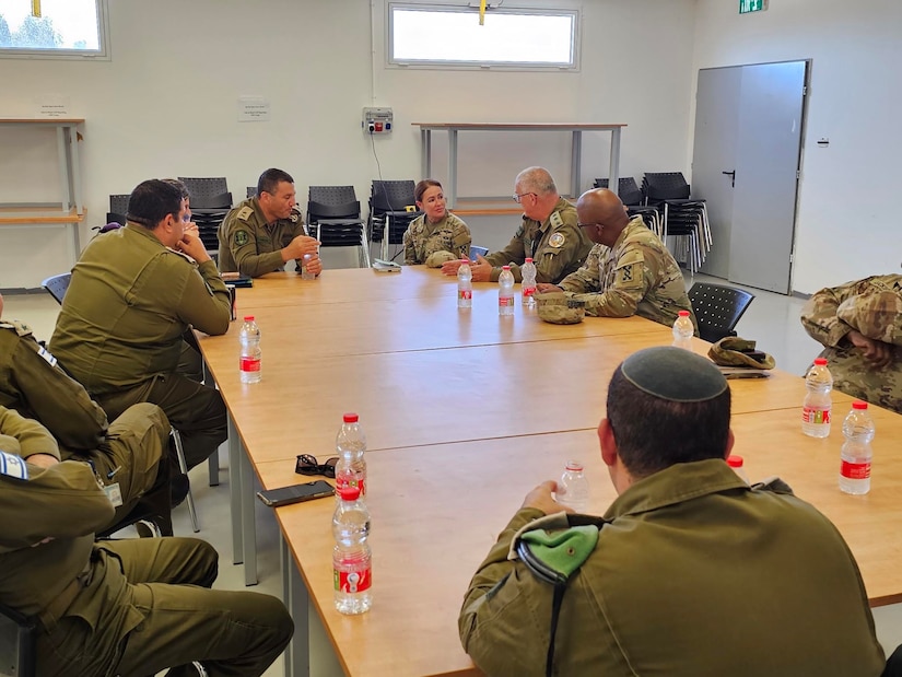 Israeli Defense Forces host welcome brief to 1st Theater Sustainment Command