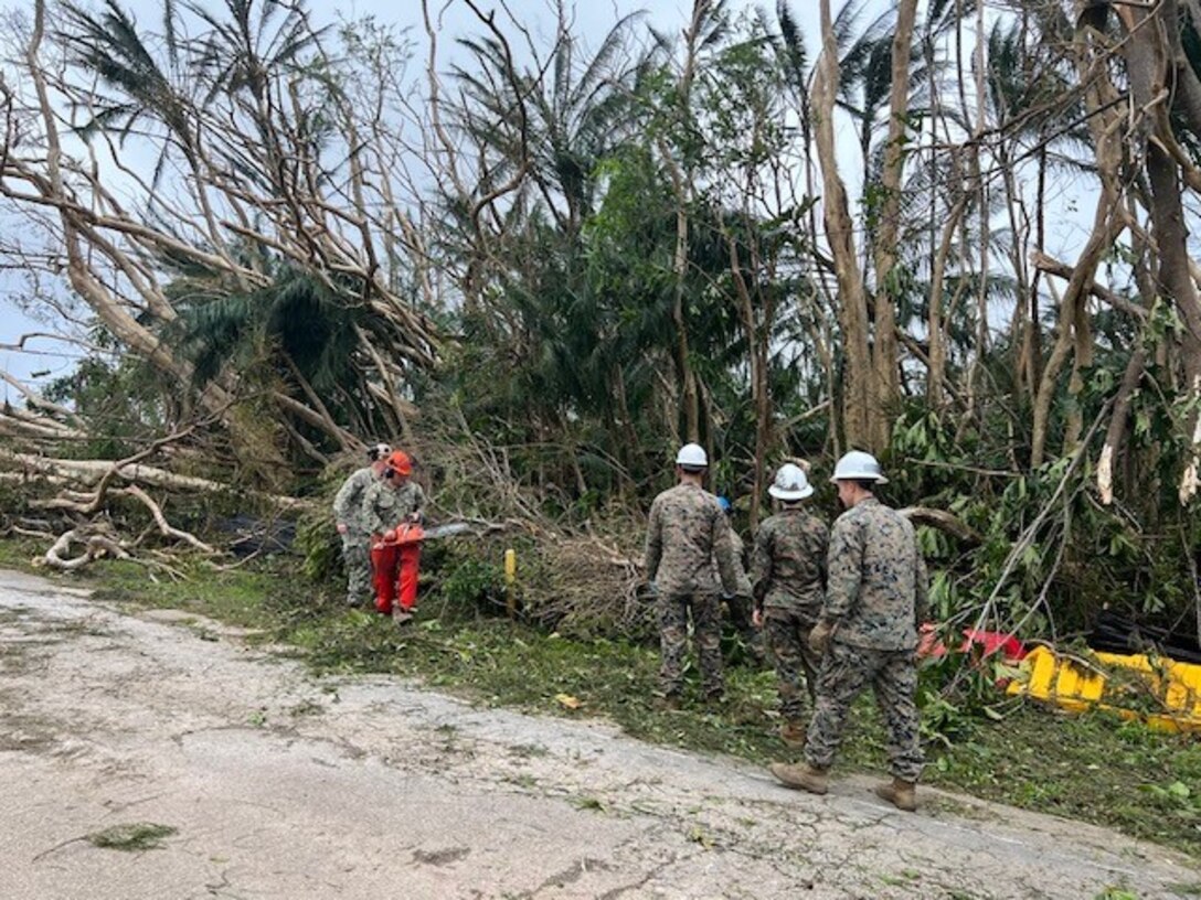 Came to Train, Stayed to Help: 3rd MAW Marines Assist in Typhoon Recovery Efforts