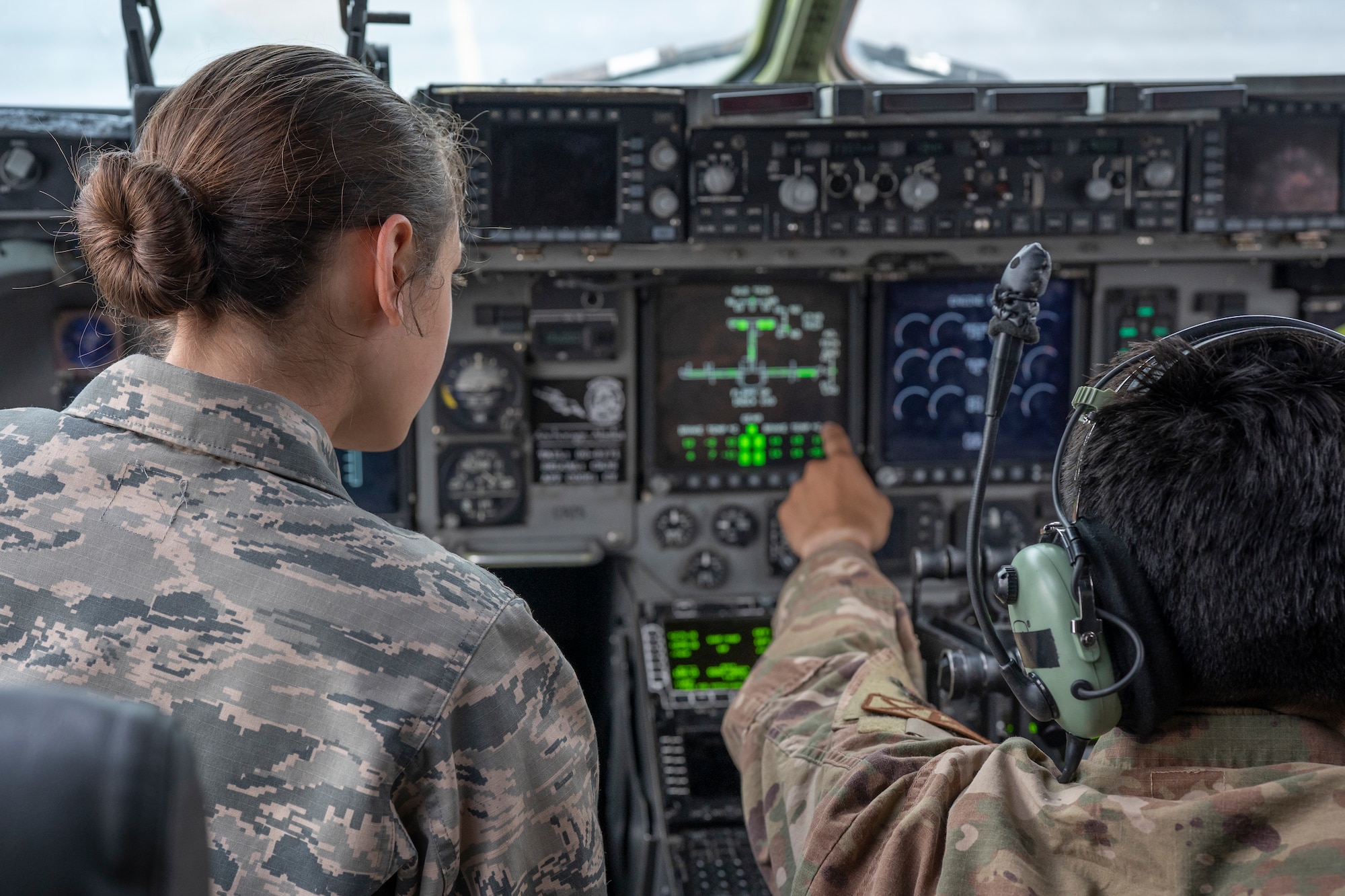 As part of a week-long camp, Air Force Junior Reserve Officers’ Training Corps cadets from three local high schools toured multiple aircraft and Alaska Air National Guard facilities, and flew in an HC-130J Combat King II assigned to the 176th Wing and 3rd Wing at Joint Base Elmendorf-Richardson, Alaska, June 6, 2023.