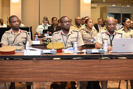 Multinational security leaders from the Caribbean and the United States take part in the Caribbean Nations Security Conference (CANSEC 2023).
