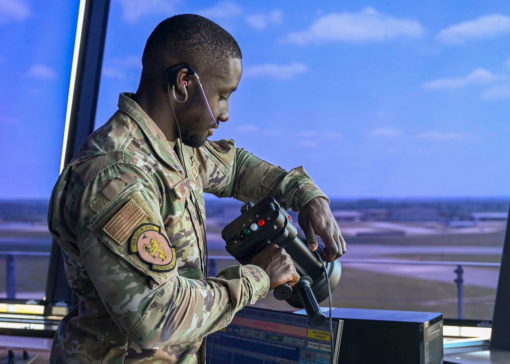 Controllers also help contain the intensity of airfield lighting and monitor aircraft within a 50-mile radius using radar systems.