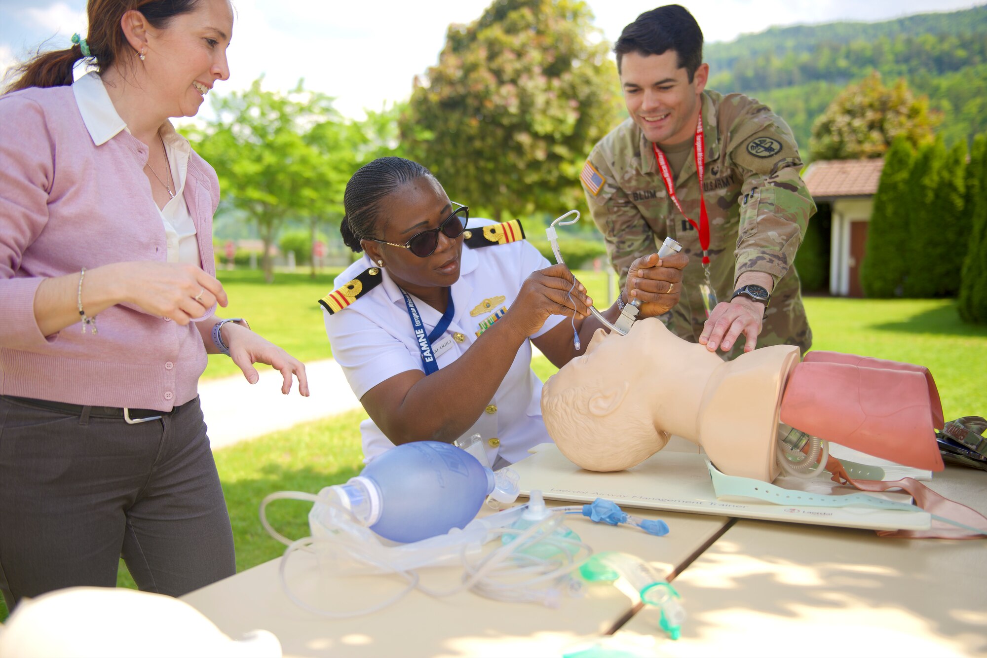 This year’s EAMNE conference featured talks from various international medical professionals, centered on the theme, ‘Military Medics: Optimizing Partnerships and Readiness.’ Nurses and medical professionals from 24 Allied and partner nations attended this year’s conference to share medical knowledge and professional best practices.