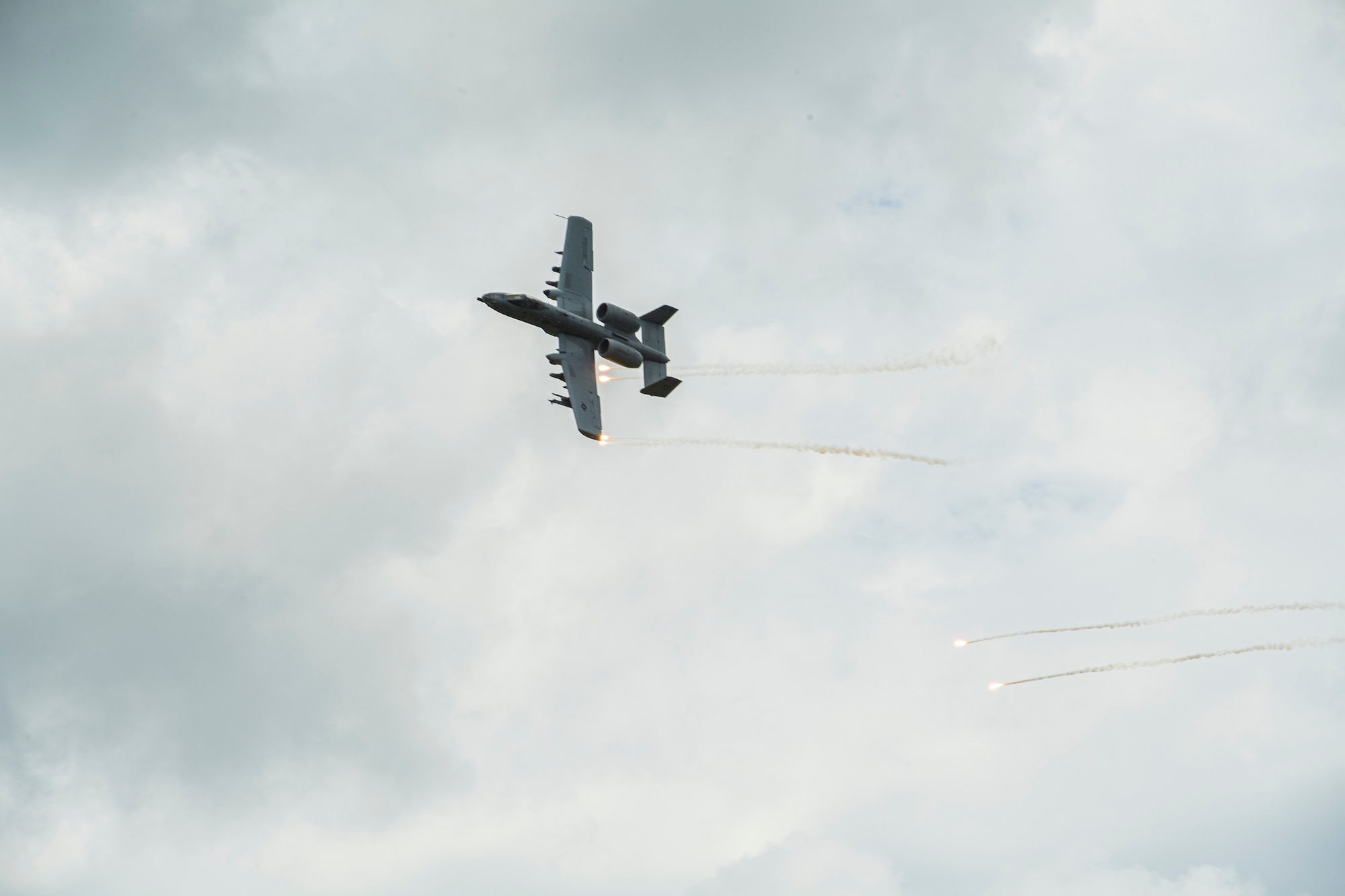 A-10 flying