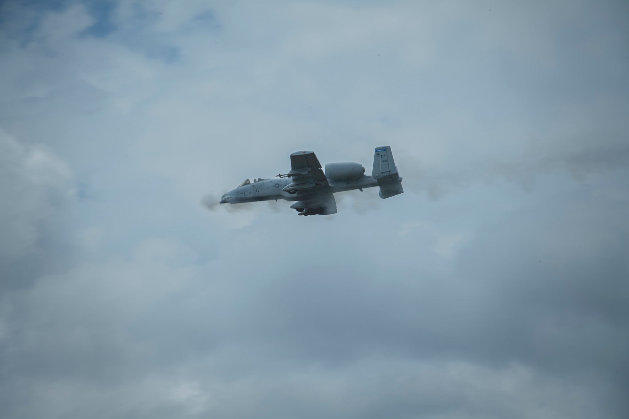 A-10 flying