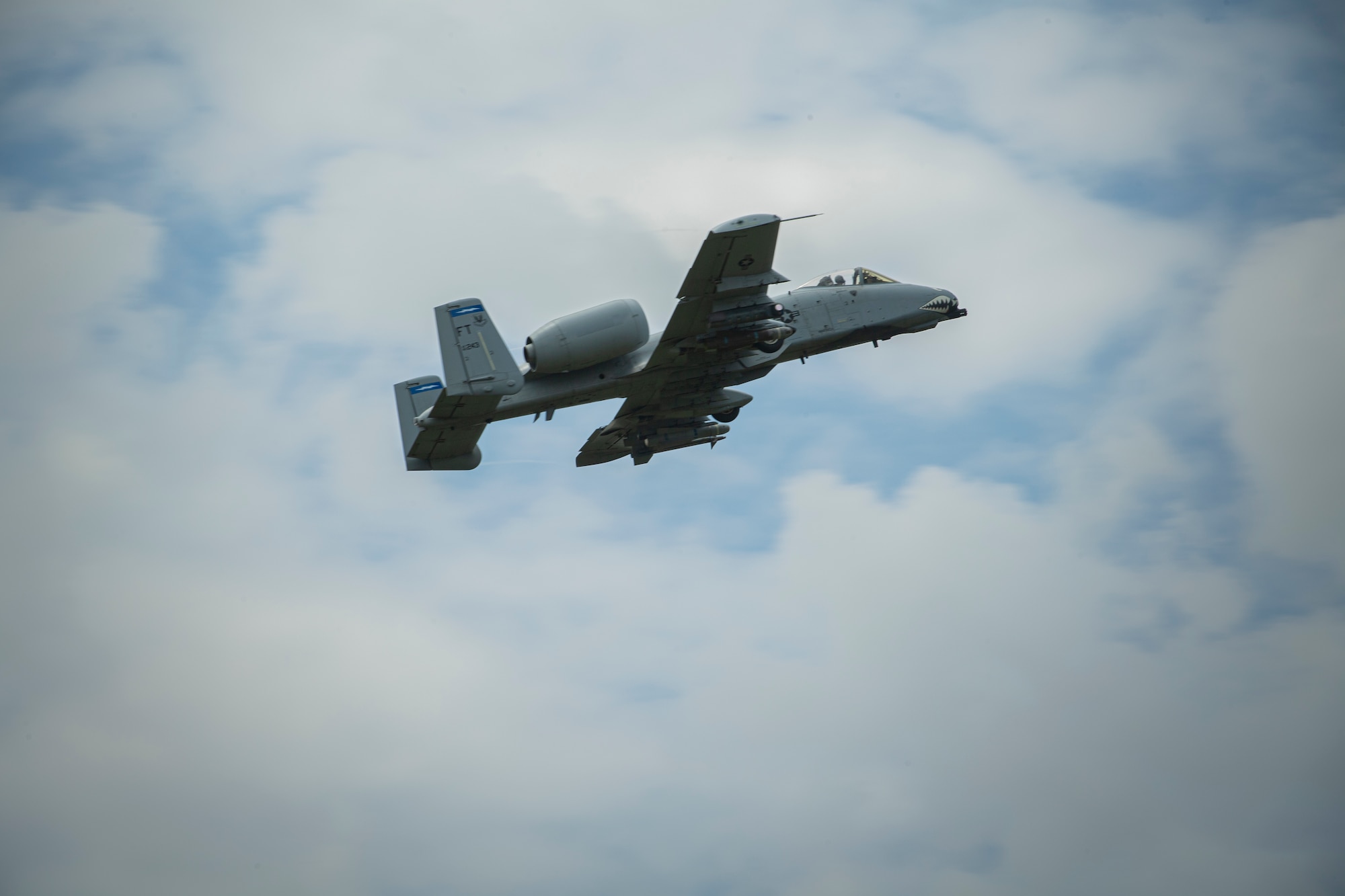 A-10 flying