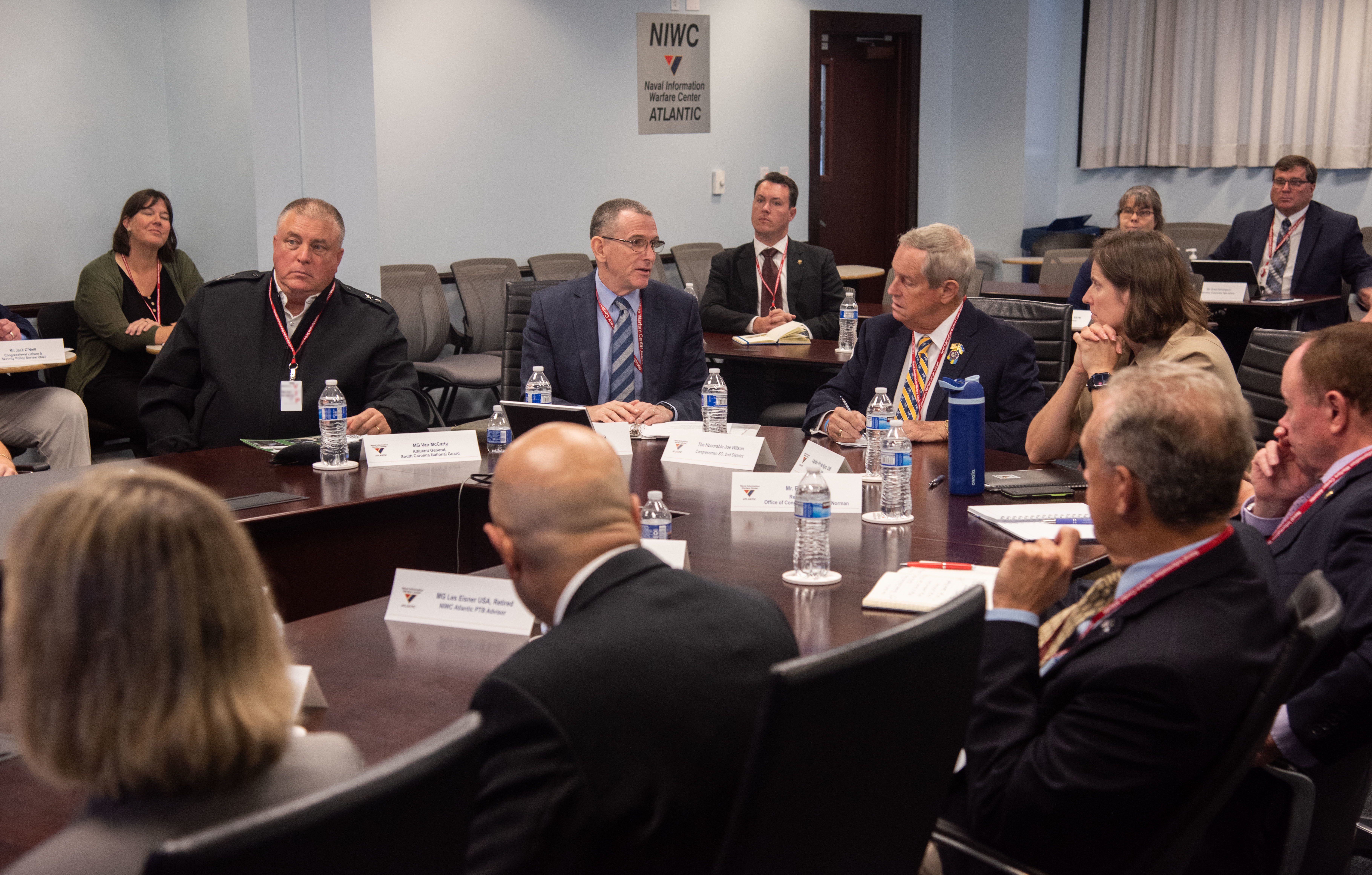 Leaders from Naval Information Warfare Center (NIWC) Atlantic, the Department of Energy’s Savannah River Site and the Savannah River National Laboratory briefed state stakeholders on May 30 regarding ongoing efforts to collaborate in science and technology fields that may significantly enhance national security.