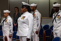 Naval Surface Warfare Center, Carderock Division holds a change of command on May 12, 2023, in Bethesda, Md., where Capt. Matthew Tardy relieved Capt. Todd E. Hutchison as commanding officer after three years of service to Carderock. (U.S. Navy photo by Aaron Thomas)