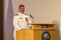 Naval Surface Warfare Center, Carderock Division holds a change of command on May 12, 2023, in Bethesda, Md., where Capt. Matthew Tardy relieved Capt. Todd E. Hutchison as commanding officer after three years of service to Carderock. (U.S. Navy photo by Aaron Thomas)