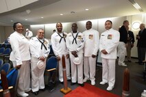 Naval Surface Warfare Center, Carderock Division holds a change of command on May 12, 2023, in Bethesda, Md., where Capt. Matthew Tardy relieved Capt. Todd E. Hutchison as commanding officer after three years of service to Carderock. (U.S. Navy photo by Aaron Thomas)