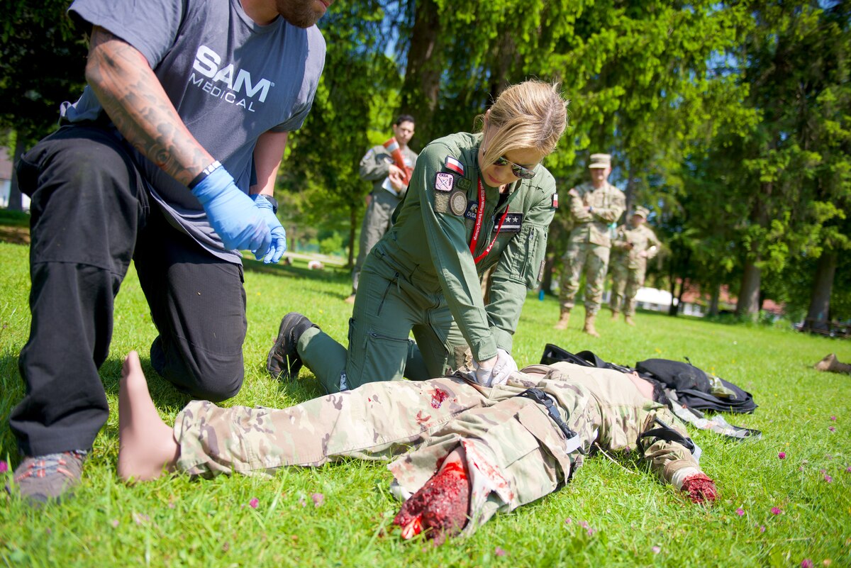 This year’s EAMNE conference featured talks from various international medical professionals, centered on the theme, ‘Military Medics: Optimizing Partnerships and Readiness.’ Nurses and medical professionals from 24 Allied and partner nations attended this year’s conference to share medical knowledge and professional best practices.