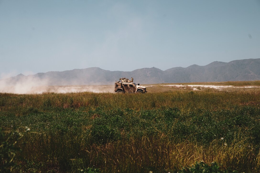 The JLTV course was eight days long and provided instruction to enable Marines of various military occupational specialties to operate a JLTV and better support the 15th MEU’s mission. (U.S. Marine Corps photo by Lance Cpl. Garrett Kiger)