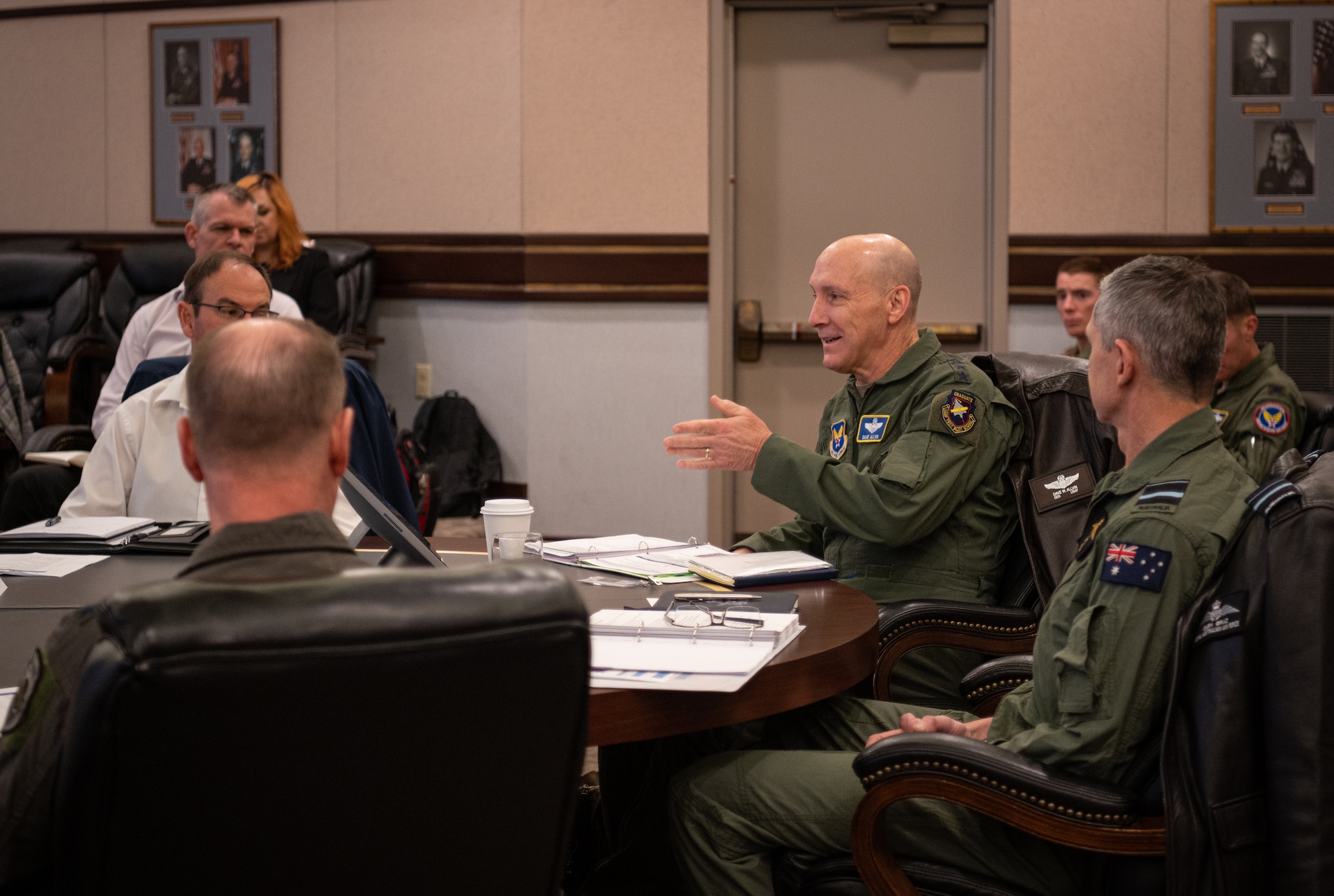 .S. and Royal Australian Air Force service members came together to discuss challenges and posture for the future during this year’s iteration of the Air Senior National Representatives forum at Joint Base Elmendorf-Richardson, May 15-17.