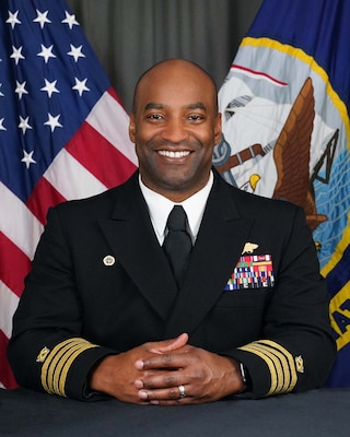 Capt. Omarr E. Tobias NAVFAC Washington commanding officer