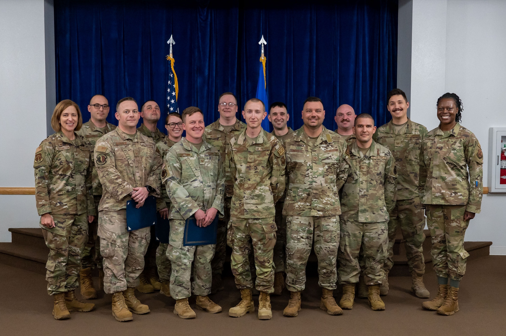 group photo of master sergeant selects